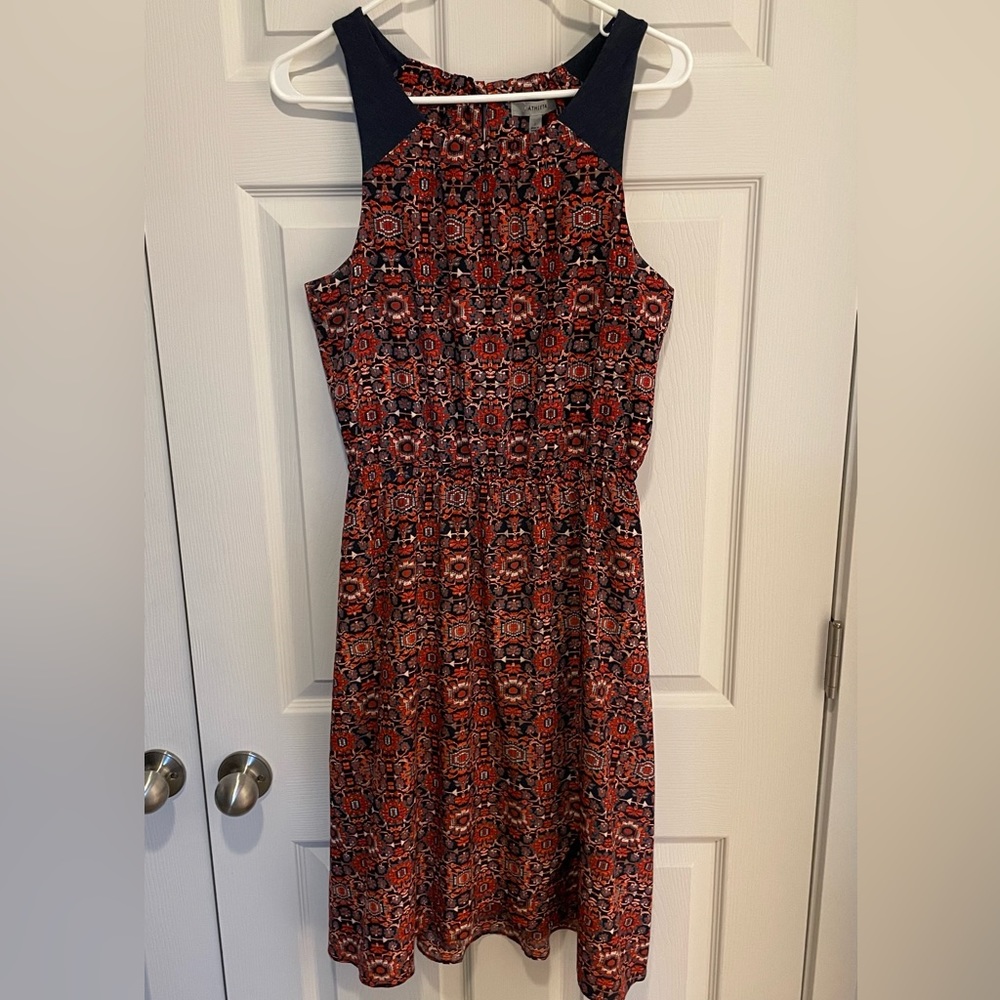 Athleta faux wrap dress size S